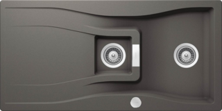 Мойка  Waterfall 60D  Cristadur серебристый камень