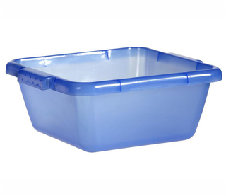 Таз пластмассовый 12,0л пищевой квадратный (ТП-12) "Пластхозторг"