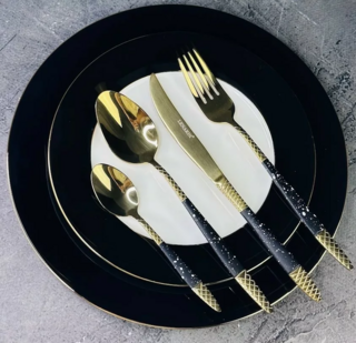 Набор столовых приборов Lenardi, 24 предметов, в подарочной упаковке, нержавеющая сталь, арт.200-027