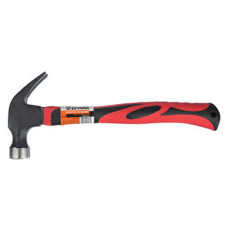 Молоток-гвоздодёр ЕРМАК 500гр, обрезиненная рукоятка, 335мм