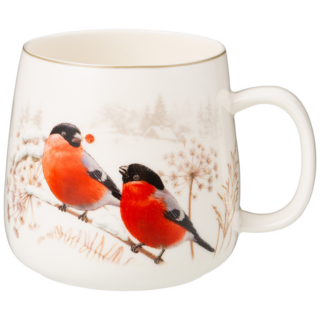 КРУЖКА LEFARD "ЛЕСНАЯ СКАЗКА" СНЕГИРИ 400 МЛ