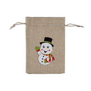 Подарочный мешочек Stilerra BAGN-2L снеговик, 10 x 15см