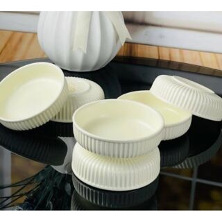 Набор из 6 блюдец 10см в подарочной упаковке Фарфор арт. 205-740