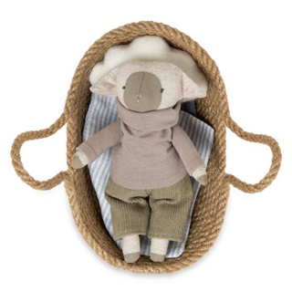 Барашек LUKNO Папа "Алекс" в корзинке