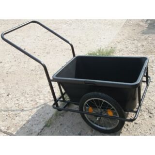 ТС2025B Тележка ДВОРНИКА 90 кг, 137х67х102см  (кузов 200л, рамы метал, труба 28мм, подрамник 28мм толщина 1,5мм ).