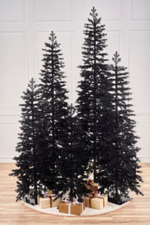 Ель искусственная Max Christmas литая Тикко черная 2,55 м