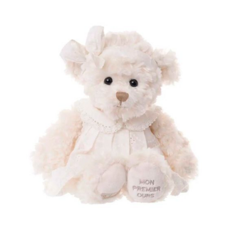 Плюшевый мишка Bukowski "Mon Premier Ours Zosia Albina", молочный, 35 см