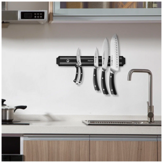 2908 FISSMAN Настенная магнитная планка для хранения ножей 33см