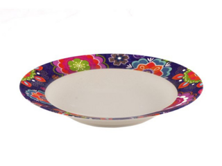 8962 FISSMAN Тарелка PURPUR 23x3,6см Глубокая (бамбуковое волокно)