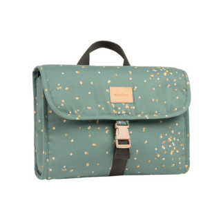 Сумка дошкольника Nobodinoz "Get Ready", конфетти/зеленая мята, водонепроницаемая, 32,5 х 29 см