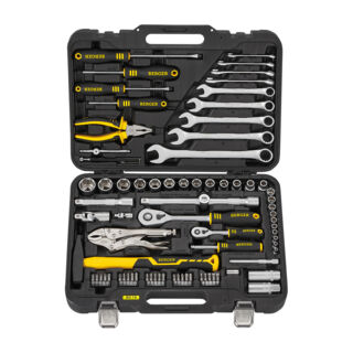 Универсальный набор инструментов BERGER 78 предметов ½” - ¼” «БОХУМ» BG078-1214