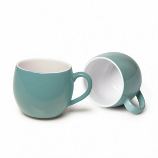 9517 FISSMAN Набор из 2 кружек 320мл, цвет Аквамарин (керамика)