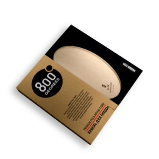 Камень для пиццы круглый D33 см 800 Degrees Premium Pizza Stone. Материал кордиерит.