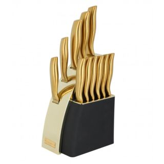 Набор ножей 11пр. на подставке в подарочной упаковке арт. 195-002