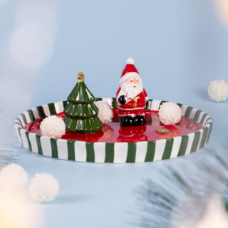 БЛЮДО СЕРВИРОВОЧНОЕ КОЛЛЕКЦИЯ "CHRISTMAS GIFT" 25*25*8,5 СМ