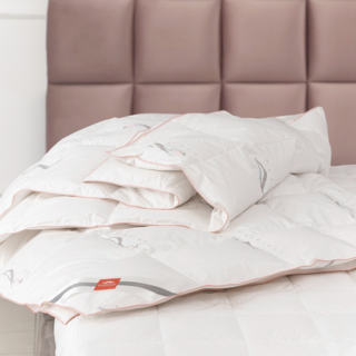 Одеяло стеганое Kariguz «Tulips/Тюльпаны», летнее, 100 г/м2, 220х240 см