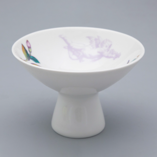 Ваза для мороженого Императорский фарфоровый завод форма Молодежная рисунок Лимоны