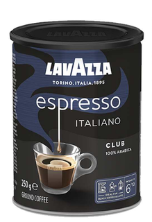 Кофе молотый Lavazza Espresso Italiano Club, ж/б, 250 гр