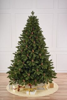 Ель искусственная Max Christmas премиум с шишками Рождественская, 2,4 м