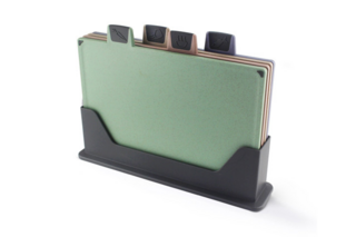 8049 FISSMAN Набор из 4-х разделочных досок 30x22,5см (пластик)