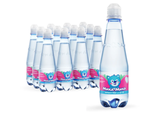Природная вода для детей "Мика-Мика" негазированная, с первых дней жизни, 12 шт по 0,33л