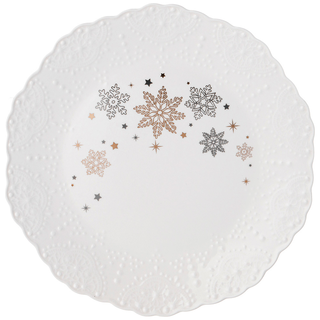 Тарелка закусочная Lefard АЖУР СНЕЖИНКИ, 21 см, арт. 189-338
