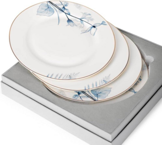 14068 FISSMAN Набор из 4 тарелок LYON 19 см (фарфор)