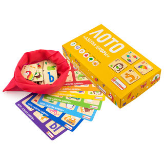 Лото Азбука, развивающая игрушка для детей, арт. ЛТ06