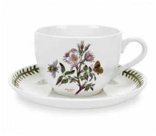 Чашка для завтрака с блюдцем Portmeirion Ботанический сад Шиповник, 500 мл