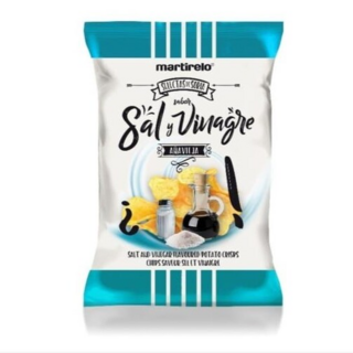 Картофельные чипсы Martirelo с солью со вкусом бальзамического уксуса Patatas fritas sabor a sal y vinagre (6%) , 120 гр