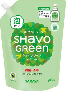 Жидкое пенящееся мыло для рук Shavo Green, 900ml
