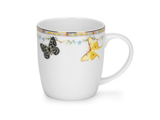 16381 FISSMAN Набор из 2-х кружек Vanessa 380мл (костяной фарфор)