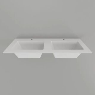 Столешница керамическая со встроенной раковиной Aqua Elegance 141, Белый, AAEPS141D