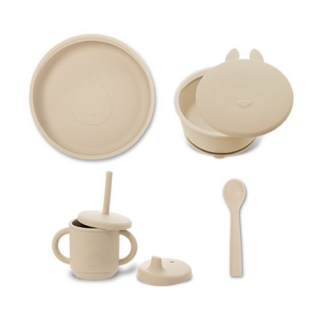 Набор детской посуды LUKNO, мягкая глина