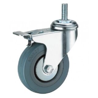 SCtgb 93 Колесо аппаратное 75 мм с тормозом болт М10