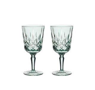 NOBLESSE COLORS - Набор бокалов 2 шт. для вина 355 мл, мятный