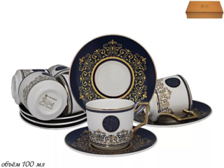 Кофейный набор Lenardi, 12 предметов, 100мл, в подарочной упаковке, арт. 244-002