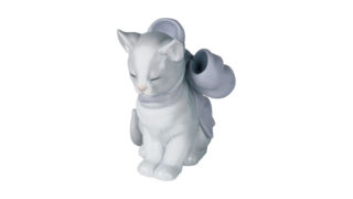 Фигурка NAO Котенок в подарок 10х9х8 см, фарфор