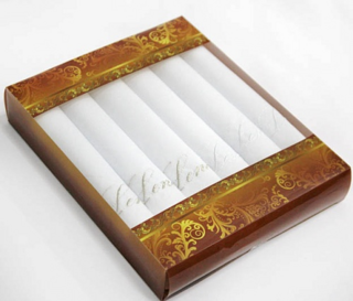 Набор 6 платков Lenardi, х/б, в подарочной упаковке, арт. 137-015