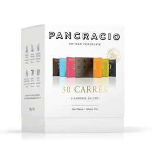 Ассорти Pancracio из мини-плиток из темного и молочного шоколада, 30 шт., 250 г