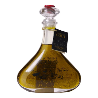 Mon Ermitage Оливковое масло EXCELLENT GOLD Extra Virgen с пищевым золотом 24 карата в деревянной упаковке,  бут. 500 мл