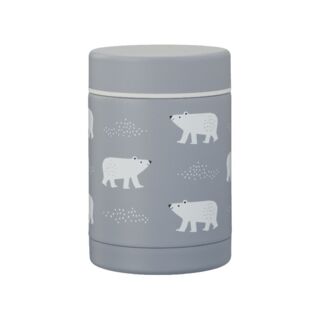 Термос для еды Fresk "Полярный медведь", серый, 300 мл