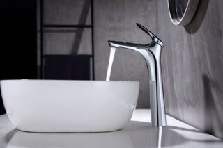 Высокий смеситель для раковины Vogue, Хром, AVG030CPF