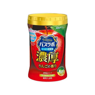 224618 "Hakugen Earth" "HERS Bath Labo" Увлажняющая соль для ванны с восстанавливающим эффектом с гиалуроновой кислотой (с ароматом яблока), банка 600 гр., 1/15