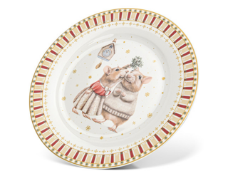 13751 FISSMAN Тарелка MIRACLE 19,5см (фарфор)