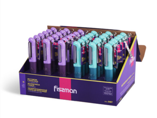 8487 FISSMAN Нож многофункциональный P-форма для чистки овощей 15см (нерж.сталь)