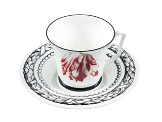 Подарочный набор Императорский фарфоровый завод - форма Юлия рисунок Сысоев. Волшебный сад III