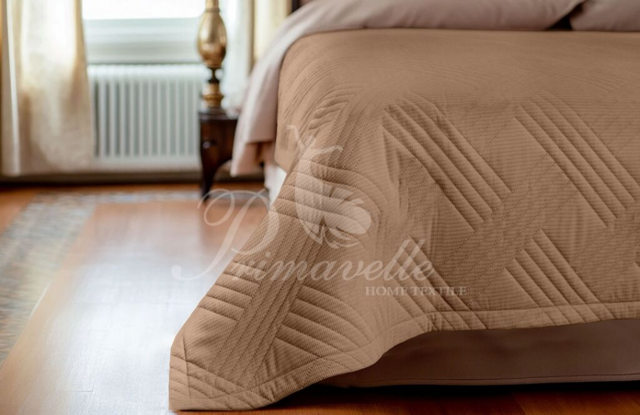 Покрывало Velvet светло-коричневый, размер 220x240