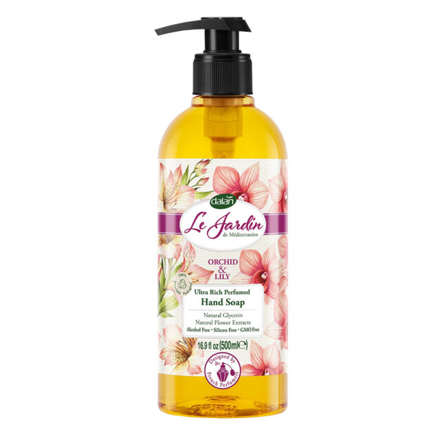 Dalan Мыло жидкое парфюмированное с цветочным ароматом Орхидеи и лилии Питательное 500 мл