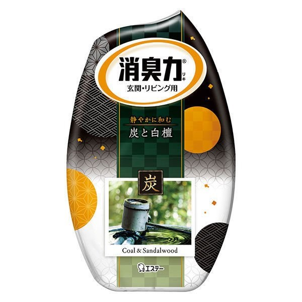 Жидкий ароматизатор  для туалета "SHOSHU RIKI" (Сандаловое дерево и уголь)  400 мл